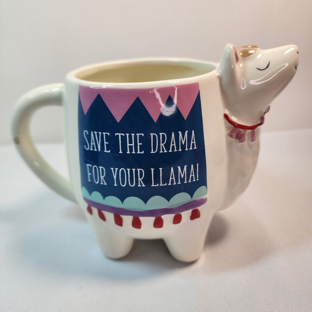 "Save the Drama for your Llama!" Mug Cup Critter Collection by Sheffield…